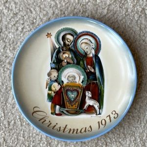 Vintage Hummel 1973 Christmas Collector Plate "Che Nativity"